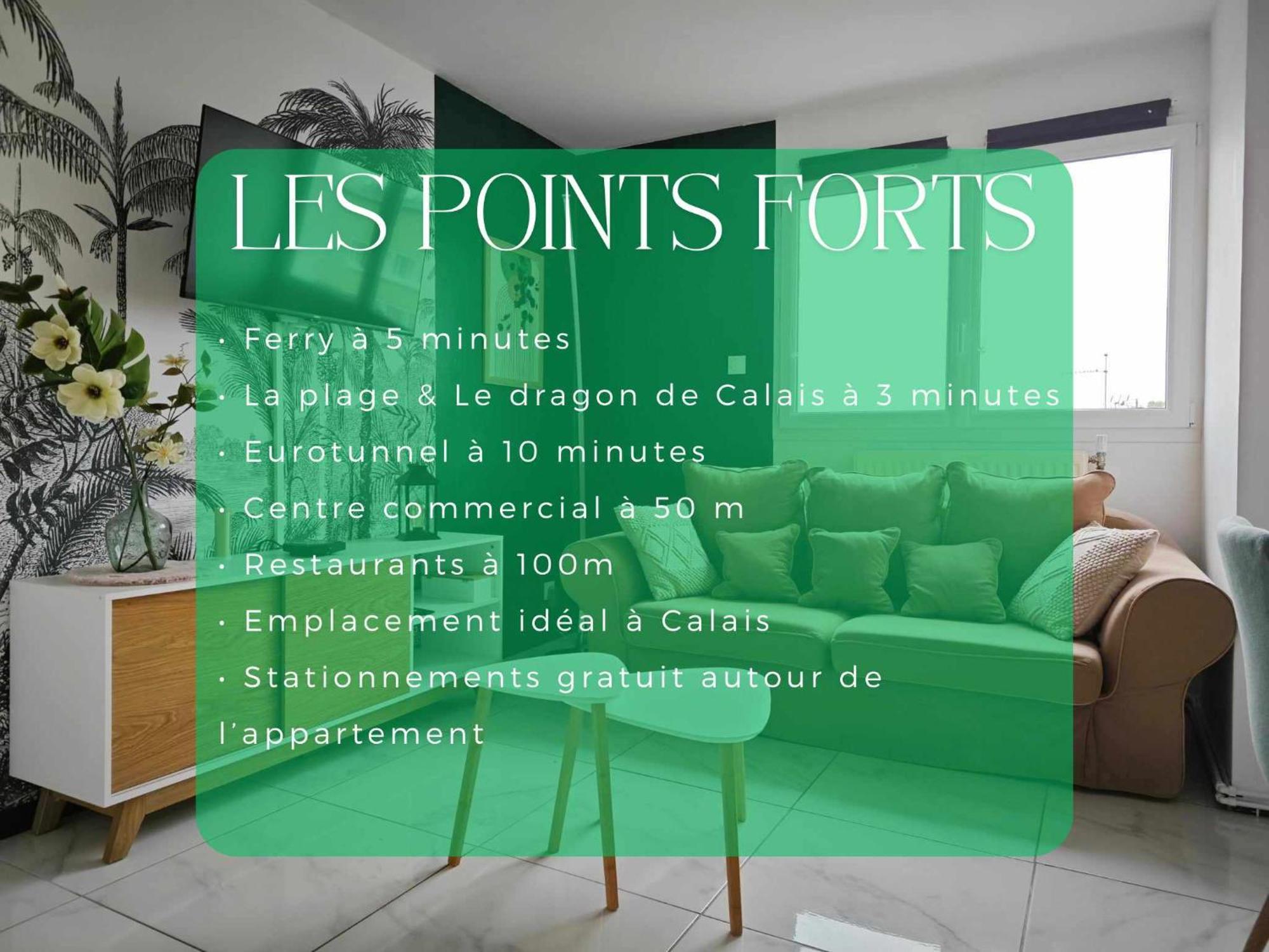Calais Plage-Gare Appartement Elegant Tout Equipe Exteriér fotografie